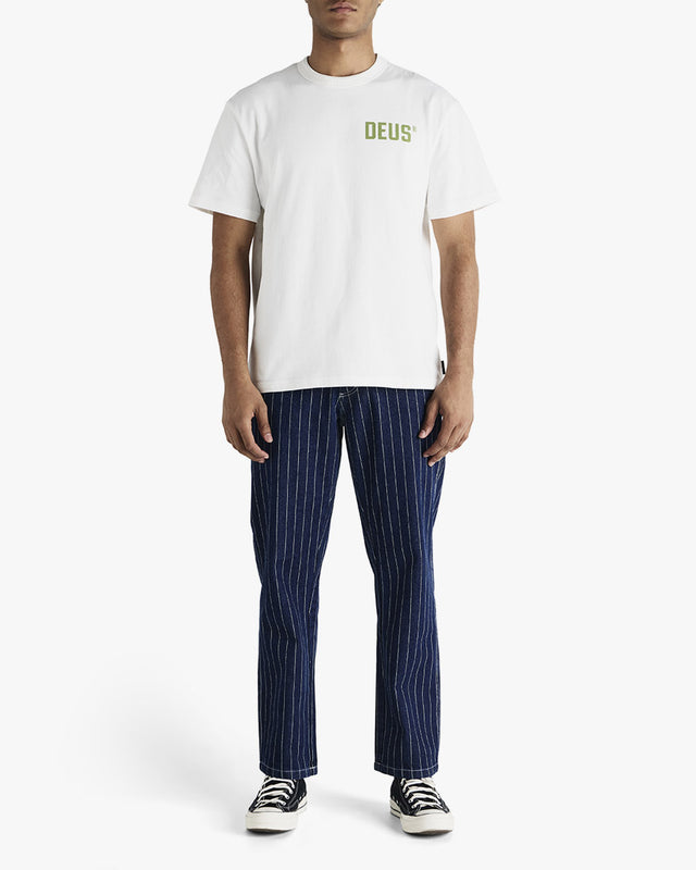 Calça Relaxed Fit Dallas Stripe - Marinho