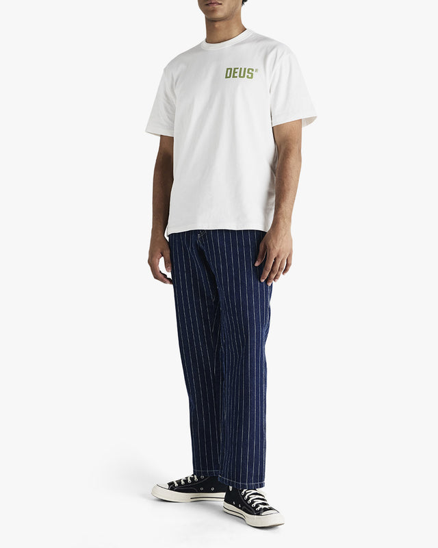 Calça Relaxed Fit Dallas Stripe - Marinho