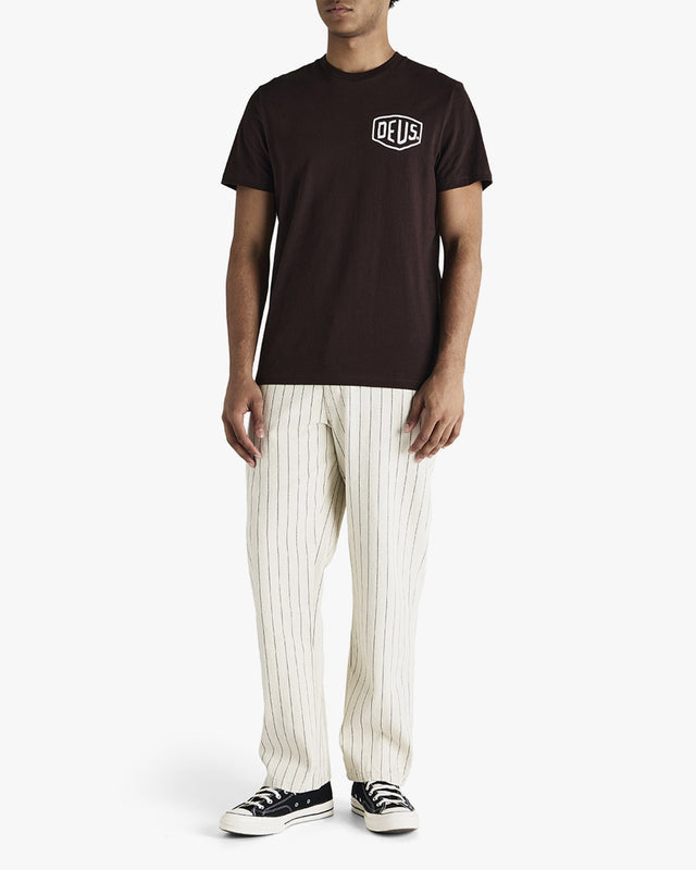 Calça Relaxed Fit Dallas Stripe - Off White