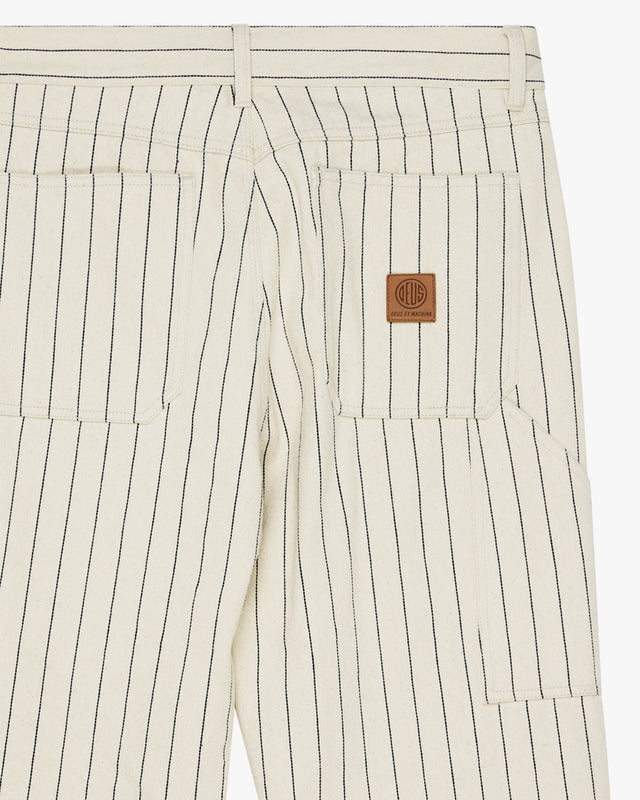 Calça Relaxed Fit Dallas Stripe - Off White