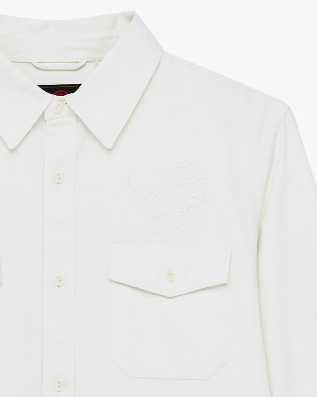 Camisa Manga Longa Allegiance Attaquer - Off White