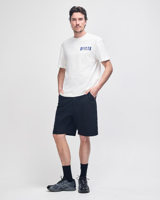Camiseta Box Fit Massive Attaquer - Off White