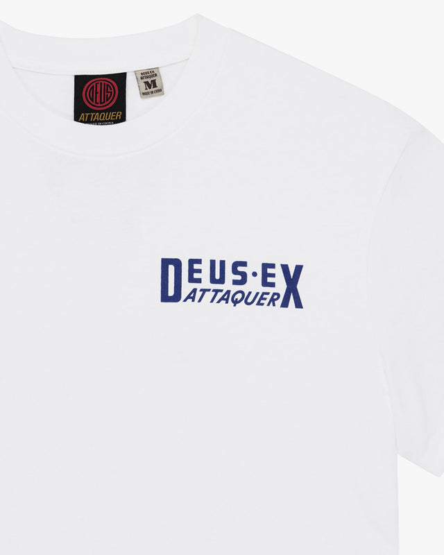 Camiseta Box Fit Massive Attaquer - Off White