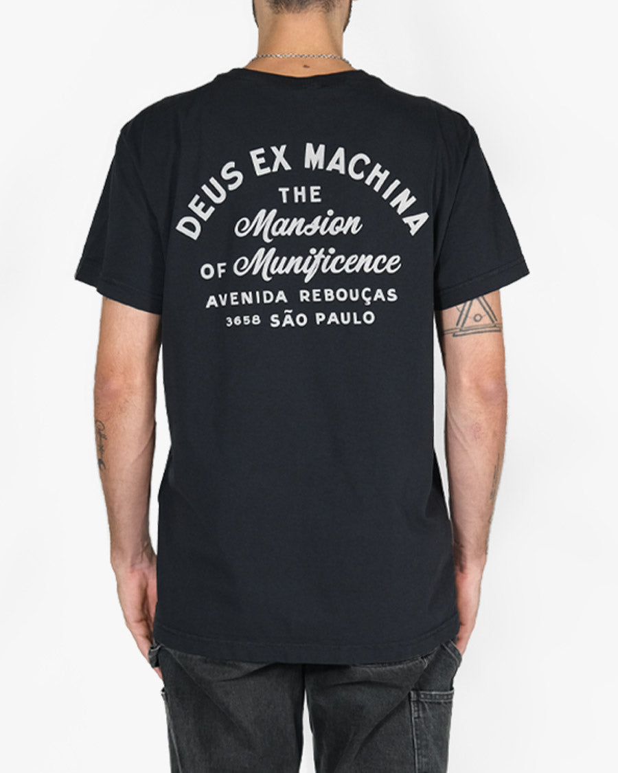 Camiseta Classics Regular Fit Address São Paulo - Preto – Deus Ex