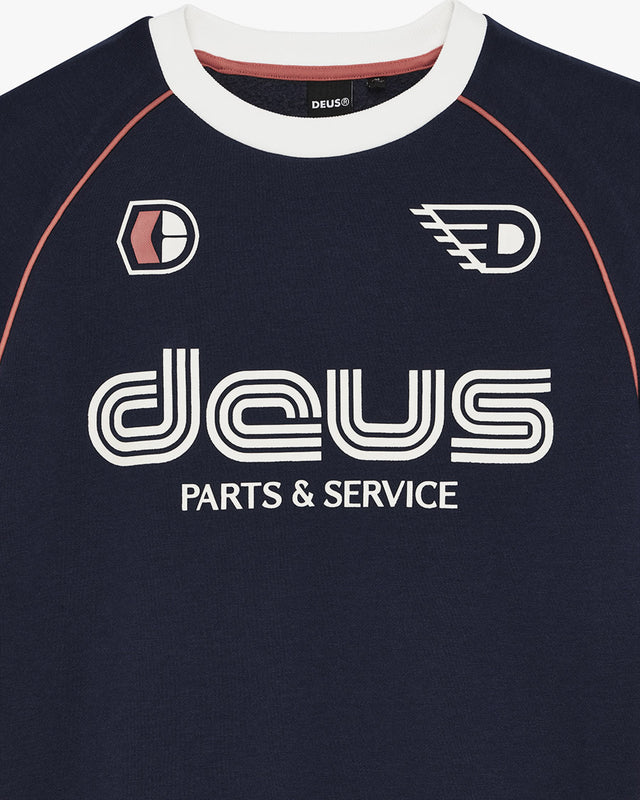 Moletom Careca Loose Fit Power Shift - Marinho