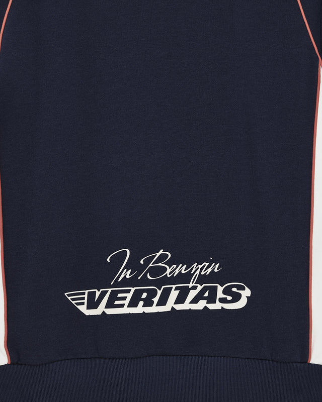 Moletom Careca Loose Fit Power Shift - Marinho