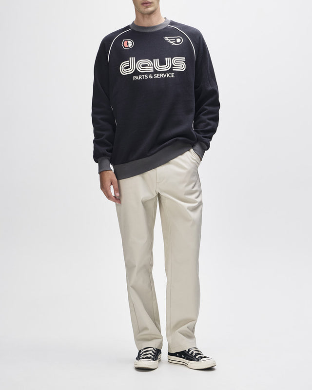 Moletom Careca Loose Fit Power Shift - Preto