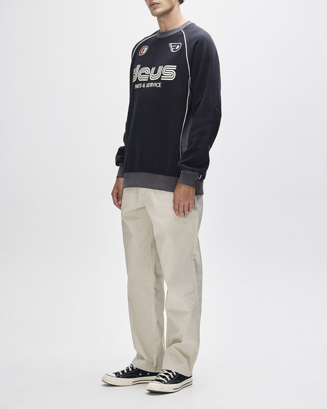 Moletom Careca Loose Fit Power Shift - Preto