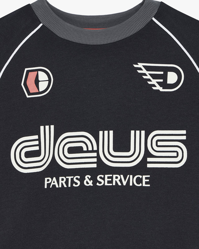 Moletom Careca Loose Fit Power Shift - Preto