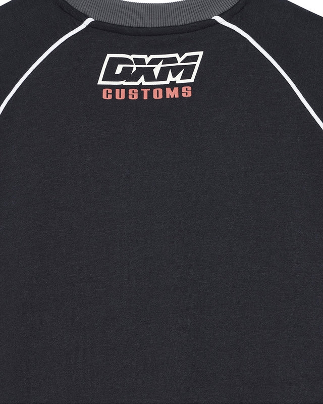 Moletom Careca Loose Fit Power Shift - Preto