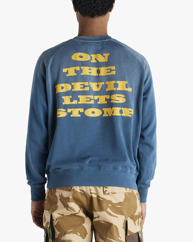 Moletom Unisex Oversized Careca Fabienne - Azul