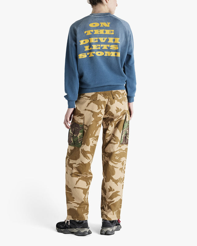 Moletom Unisex Oversized Careca Fabienne - Azul