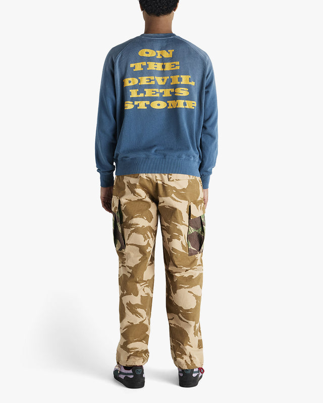 Moletom Unisex Oversized Careca Fabienne - Azul