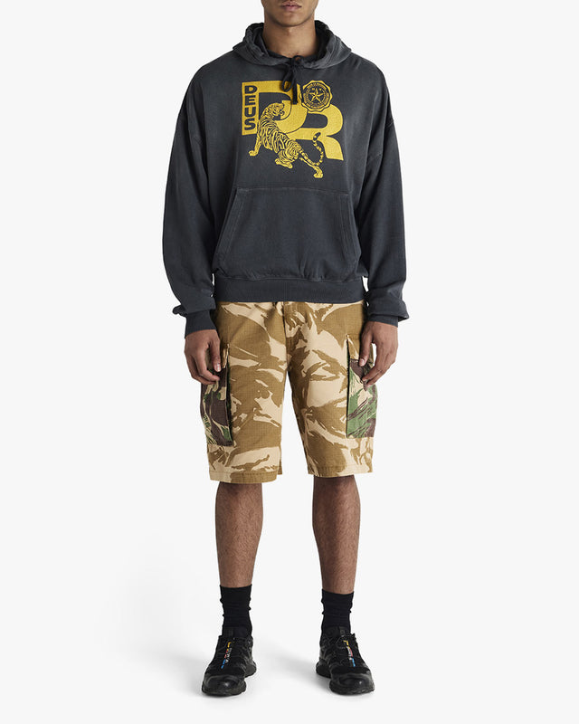 Moletom Oversized Strong Arm - Chumbo