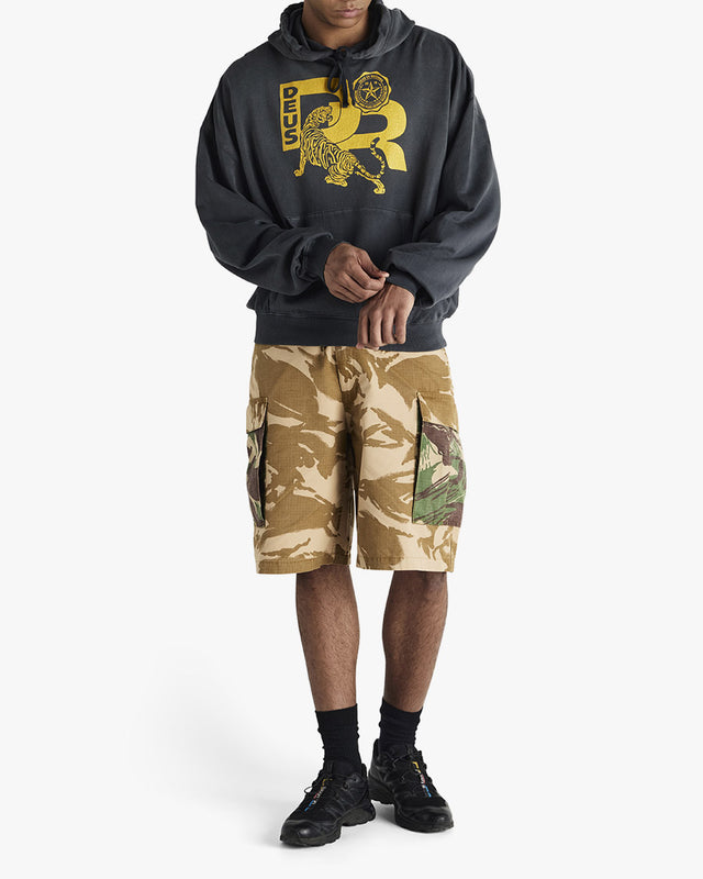 Moletom Oversized Strong Arm - Chumbo