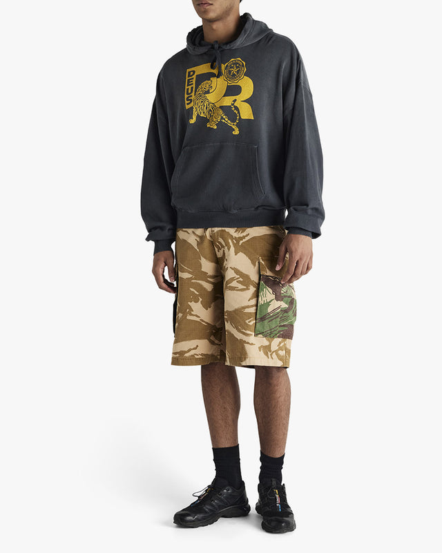 Moletom Oversized Strong Arm - Chumbo