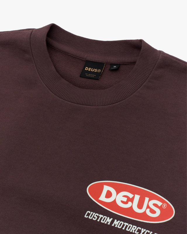 Moletom Regular Fit Careca Redeemer - Marrom