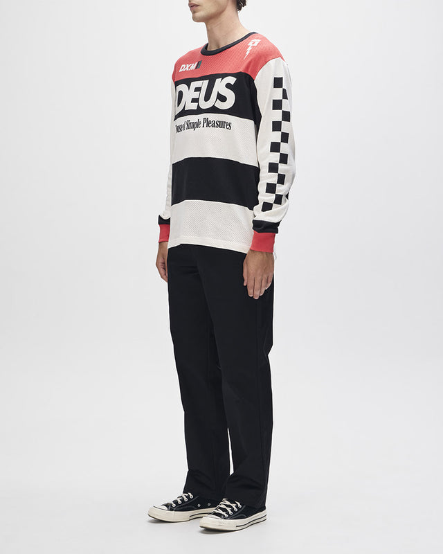 Moto Jersey Regular Fit Vilander - Vermelha