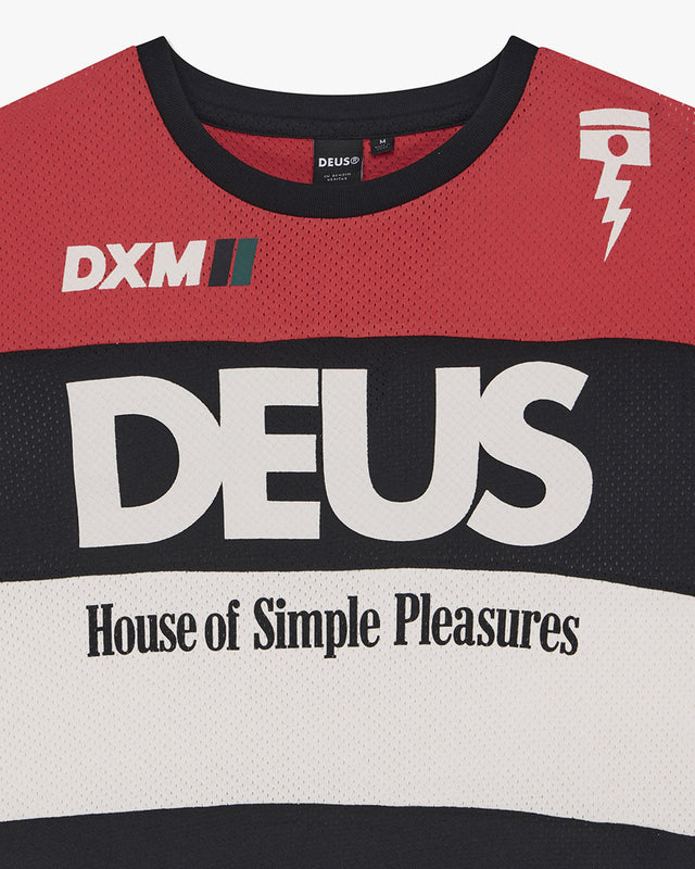 Moto Jersey Regular Fit Vilander - Vermelha