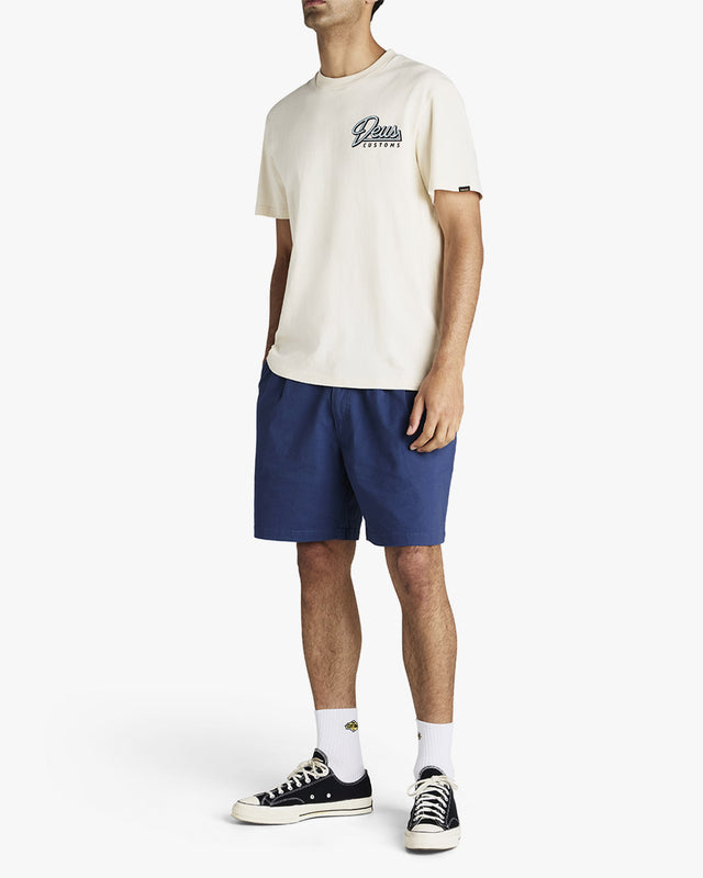 Bermuda Relaxed Fit Malvo - Azul