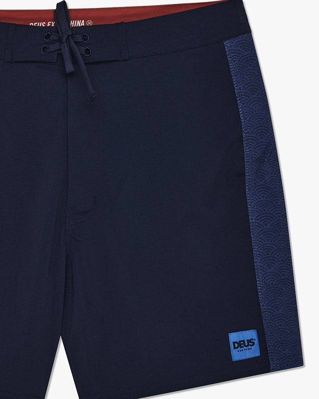 Boardshort Heavy Leisure Ricos Wave - Marinho