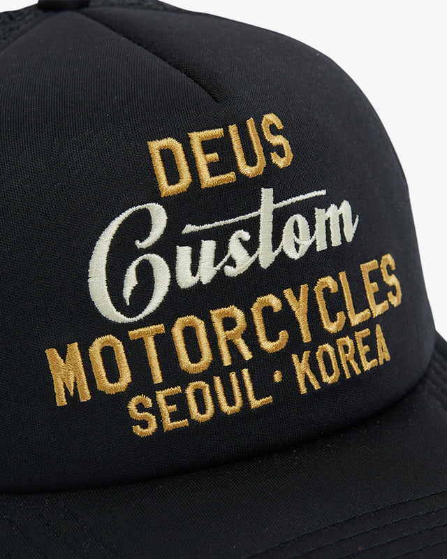 Boné Trucker Classics Kamli - Preto
