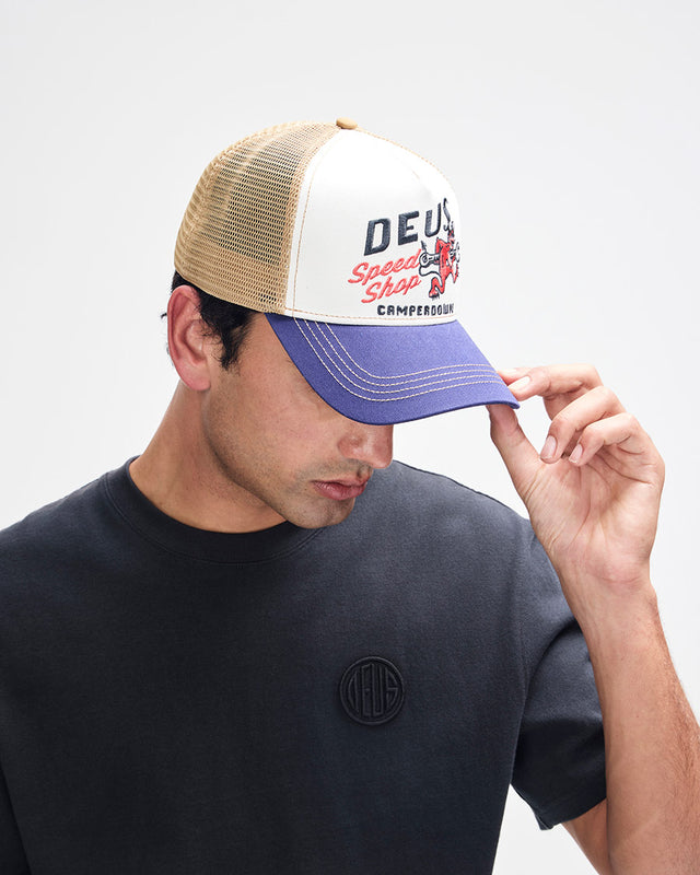 Boné Trucker Dogleg - Off White