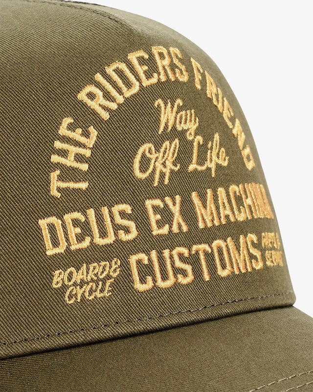 Boné Trucker Shook Ones - Verde Oliva