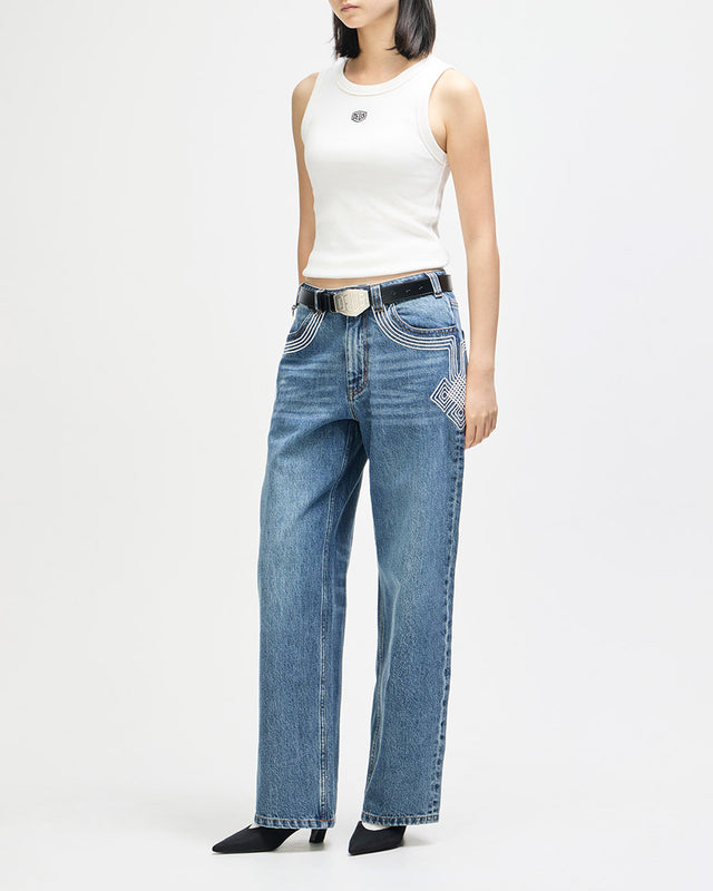 Calça Feminina Boham - Azul