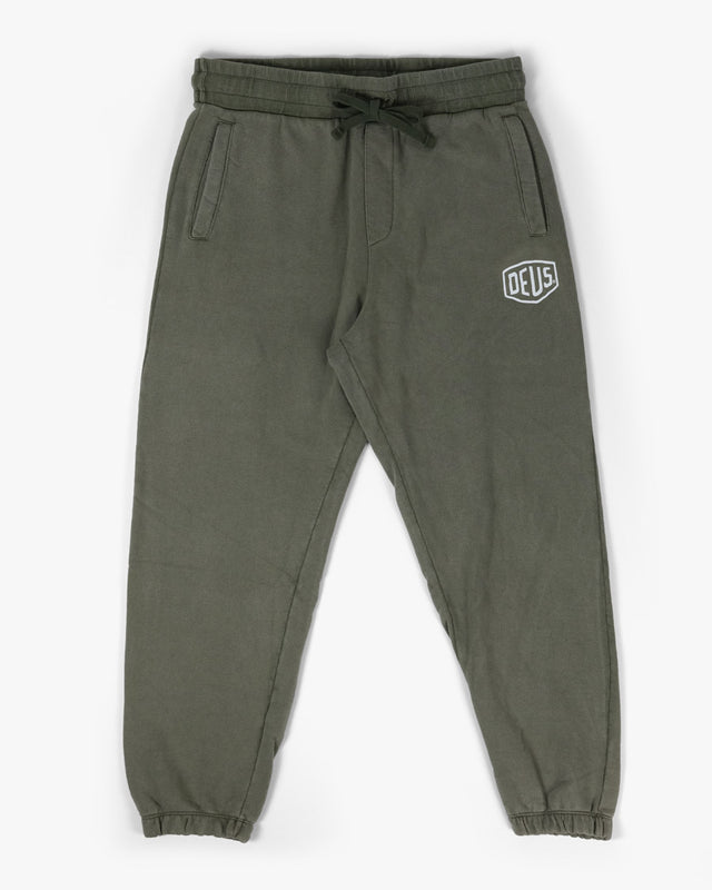 Calça de Moletom Shield Estonada - Verde