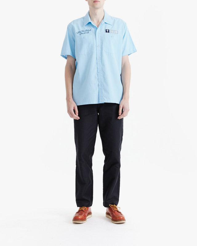 Camisa Relaxed Fit Forecourt - Azul Claro