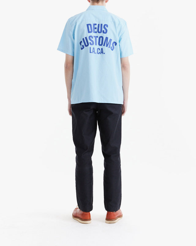 Camisa Relaxed Fit Forecourt - Azul Claro