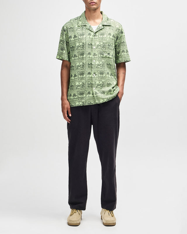 Camisa Relaxed Fit Mail-Man - Verde
