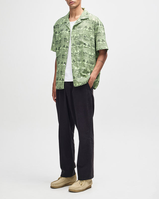 Camisa Relaxed Fit Mail-Man - Verde