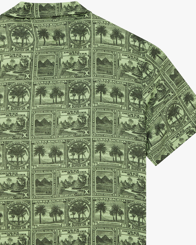 Camisa Relaxed Fit Mail-Man - Verde