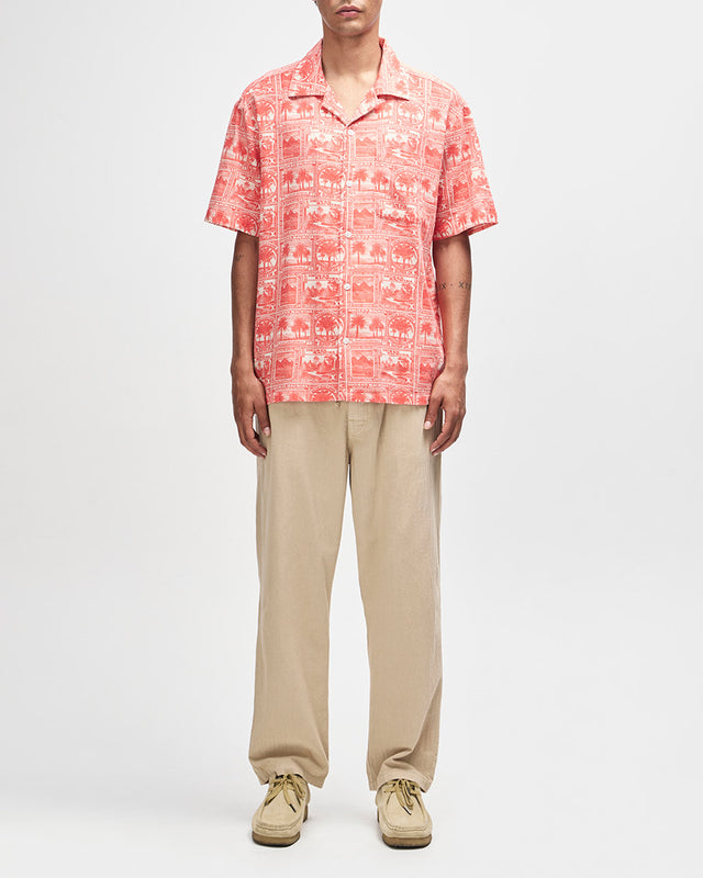 Camisa Relaxed Fit Mail-Man - Vermelha