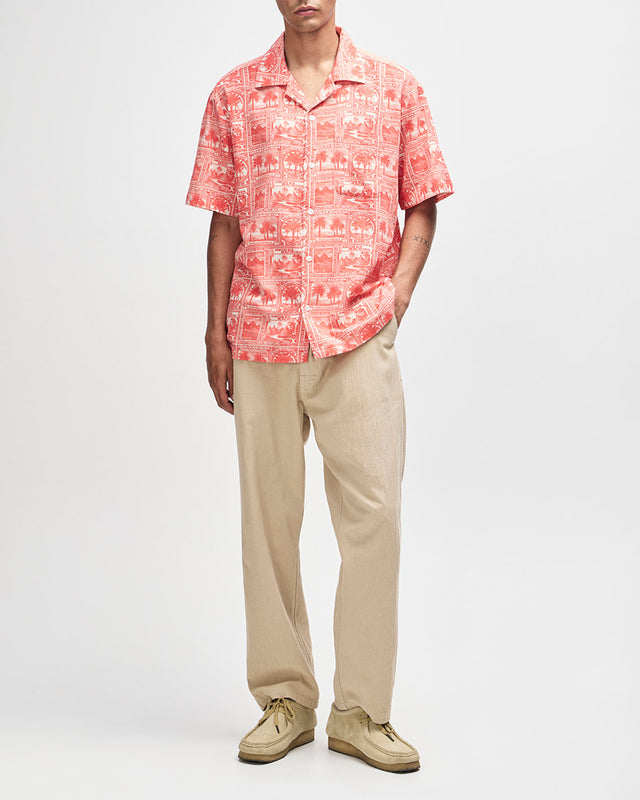 Camisa Relaxed Fit Mail-Man - Vermelha