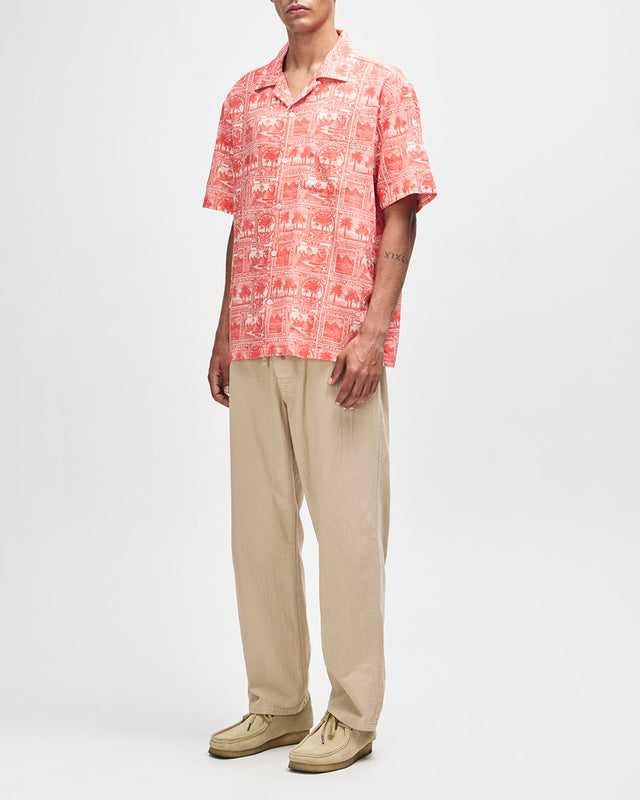 Camisa Relaxed Fit Mail-Man - Vermelha