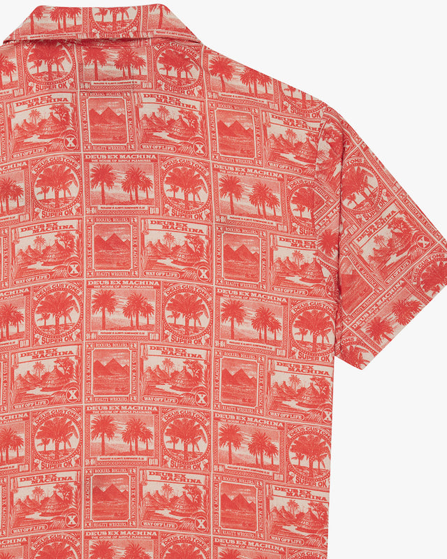 Camisa Relaxed Fit Mail-Man - Vermelha