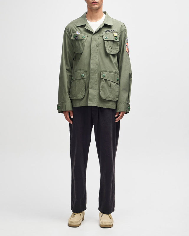 Camisa Overshirt Relaxed Fit Power - Verde Militar