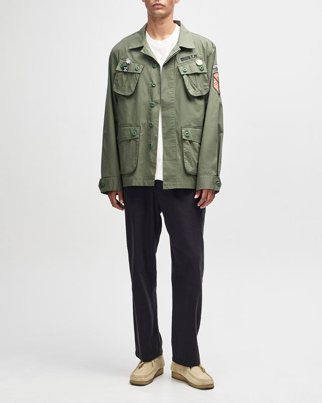 Camisa Overshirt Relaxed Fit Power - Verde Militar