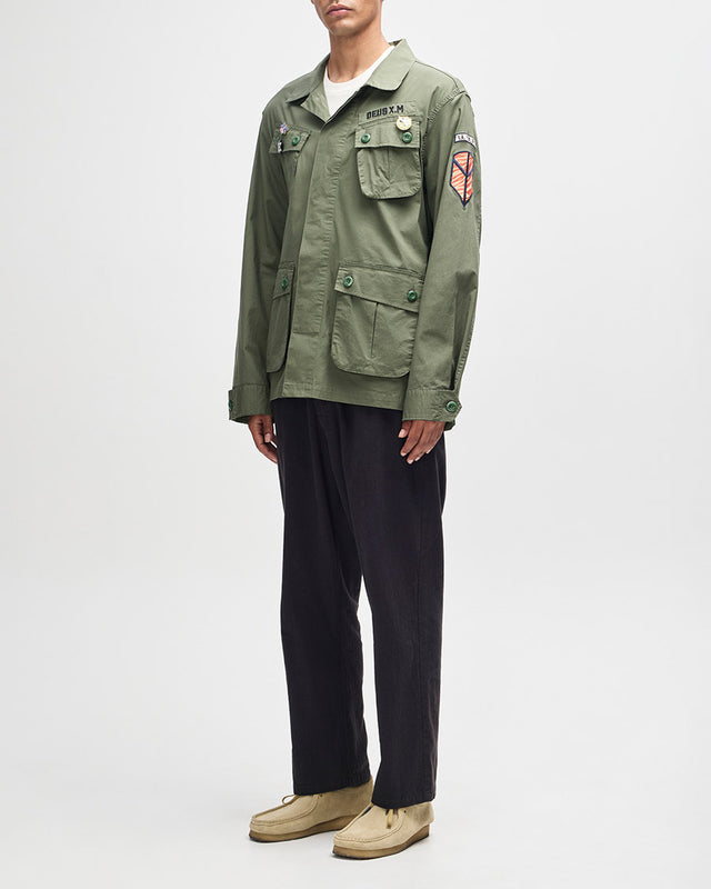 Camisa Overshirt Relaxed Fit Power - Verde Militar