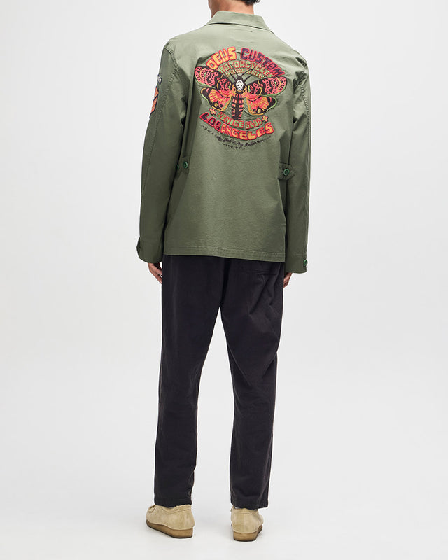 Camisa Overshirt Relaxed Fit Power - Verde Militar