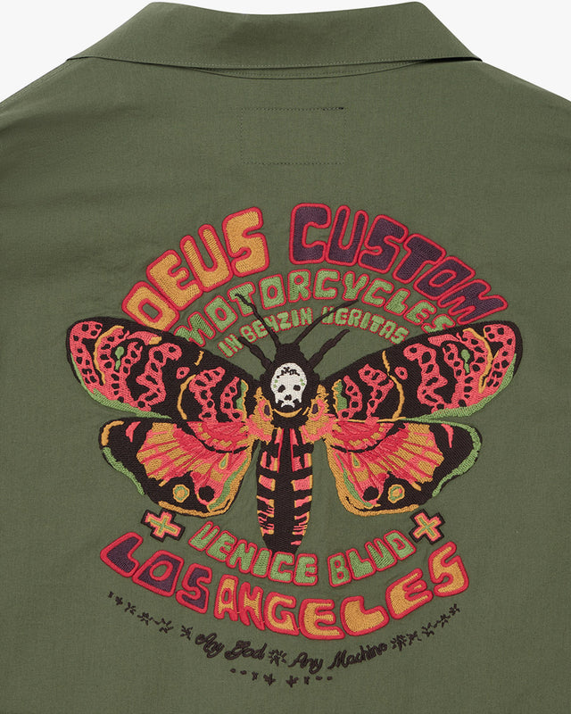 Camisa Overshirt Relaxed Fit Power - Verde Militar