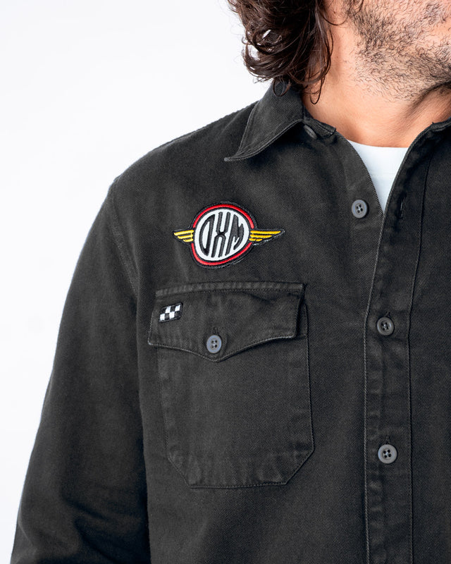 Camisa Regular Fit Engine - Chumbo