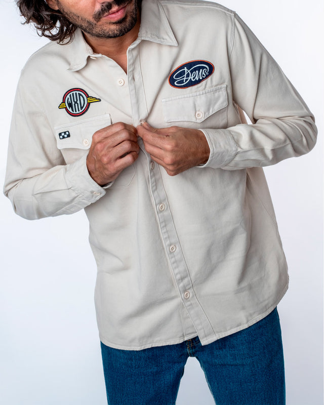 Camisa Regular Fit Engine - Cru
