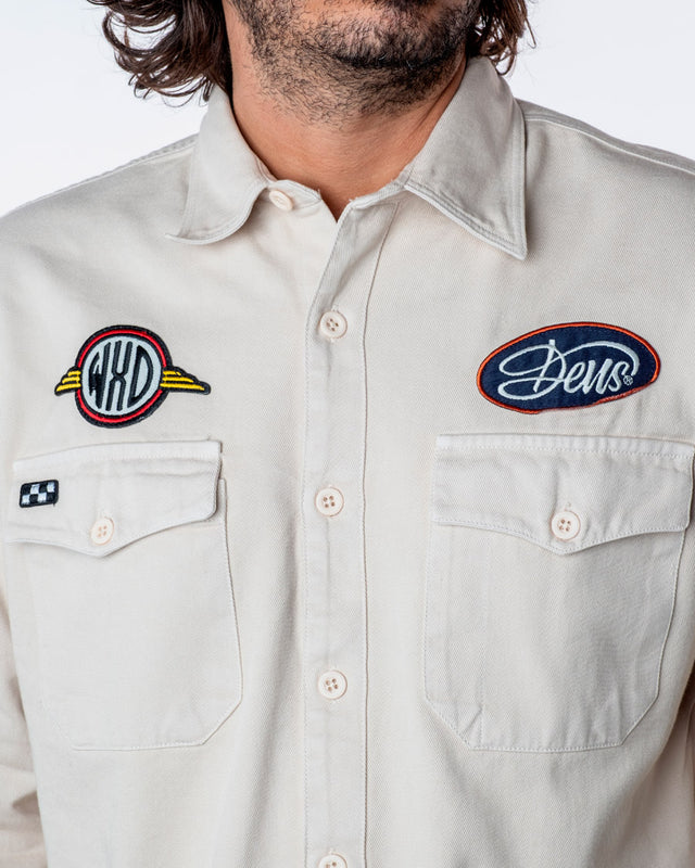 Camisa Regular Fit Engine - Cru