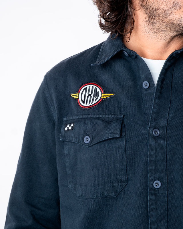 Camisa Regular Fit Engine - Marinho