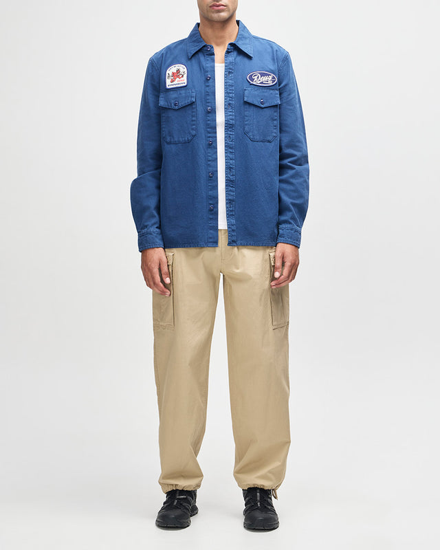 Camisa Relaxed Fit Nomad - Azul