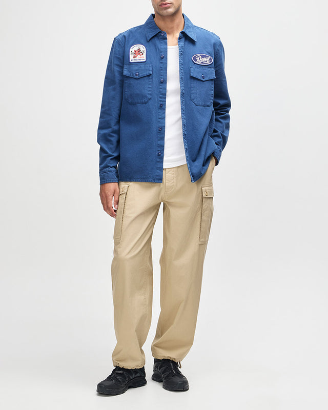 Camisa Relaxed Fit Nomad - Azul